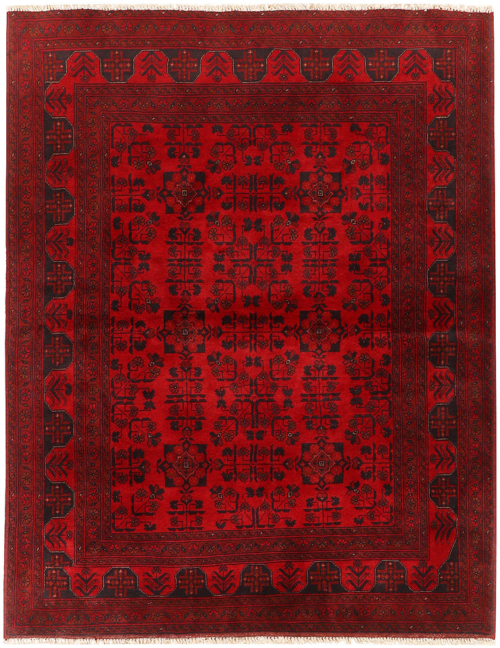 Firebrick Khal Mohammadi 4'  11" x 6'  6" - No. QA74811