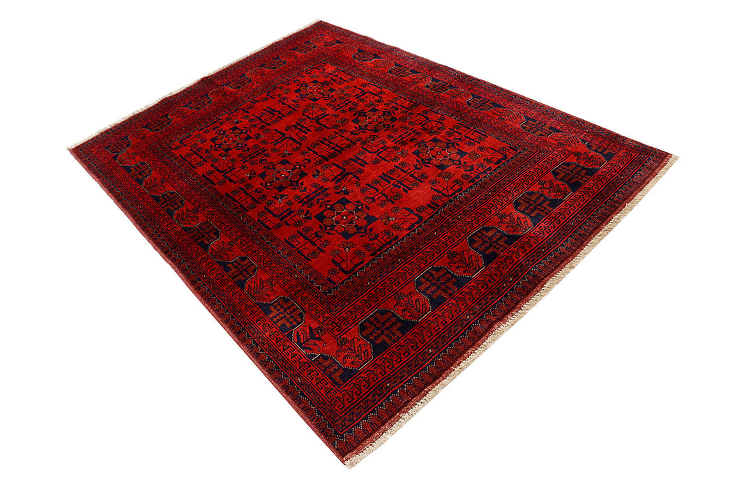 Firebrick Khal Mohammadi 4'  10" x 6'  5" - No. QA16434