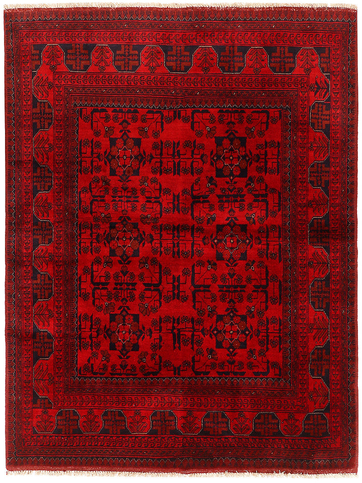 Firebrick Khal Mohammadi 4'  10" x 6'  5" - No. QA16434