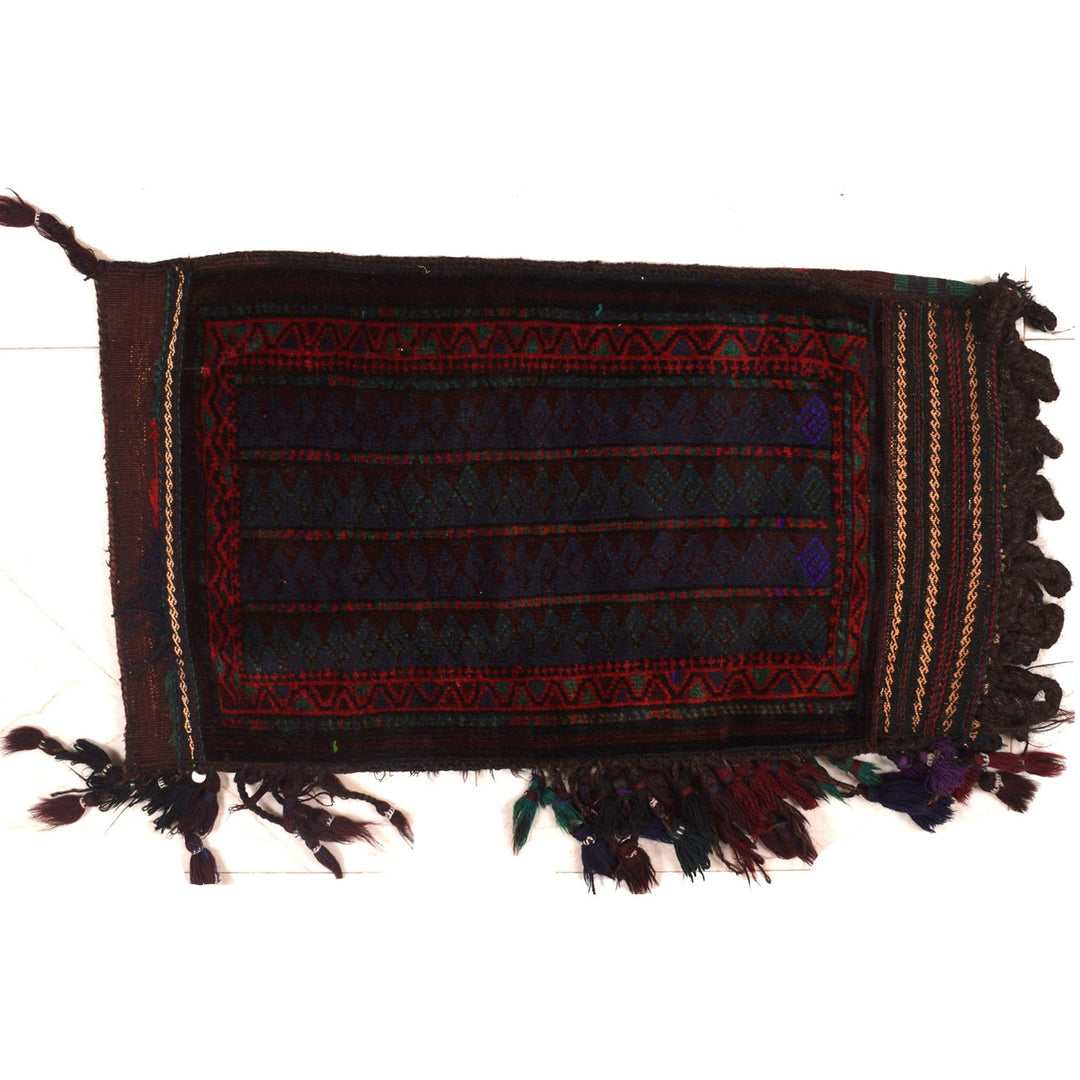 Afghan Balisht Rug 1' 8" x 3' 2" Hand-Knotted