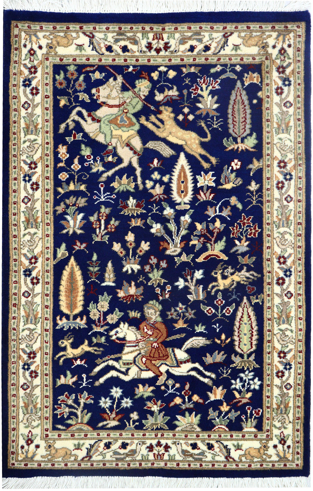 Midnight Blue Hunting 2'  6" x 4' " - No. QA31798