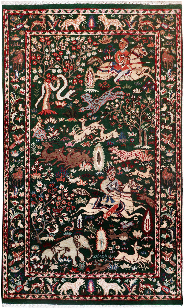 Darkgreen Hunting 3'  x" 5' " - No. QA13006