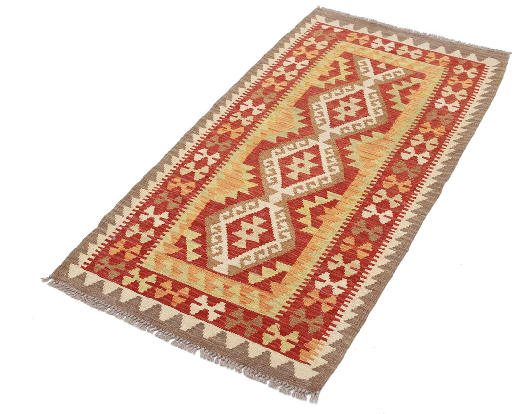 Kilim 2’ 4″ x 4’ 9″ - No. AV19586 - ALRUG Rug Store