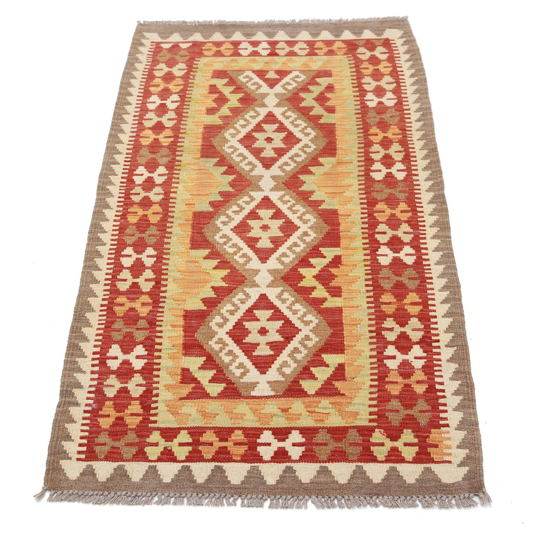 Kilim 2’ 4″ x 4’ 9″ - No. AV19586 - ALRUG Rug Store