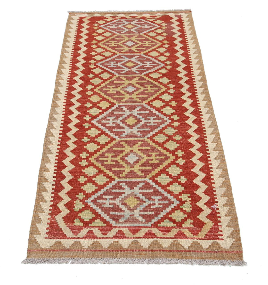 Kilim 2’ 4″ x 6’ 1″ - No. AV77709 - ALRUG Rug Store