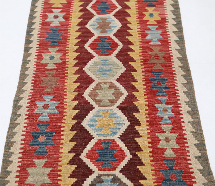 Kilim 2’ 2″ x 6’ 11” - No. AV74533 - ALRUG Rug Store