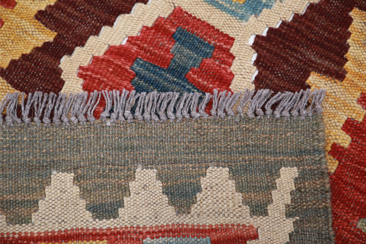 Kilim 2’ 2″ x 6’ 11” - No. AV74533 - ALRUG Rug Store