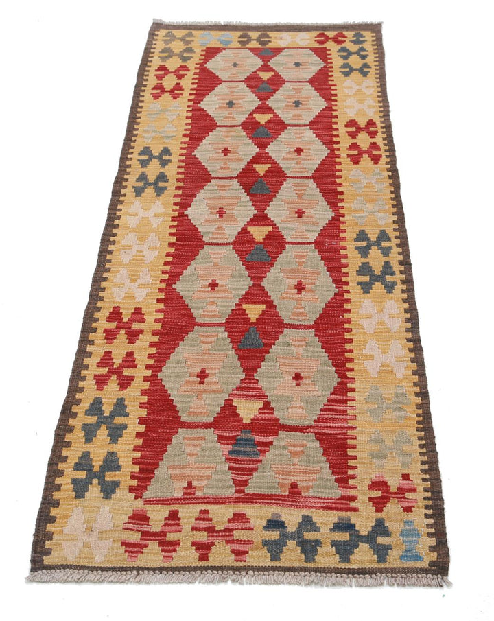 Kilim 2’ 1″ x 6’ 5″ - No. AV25783 - ALRUG Rug Store