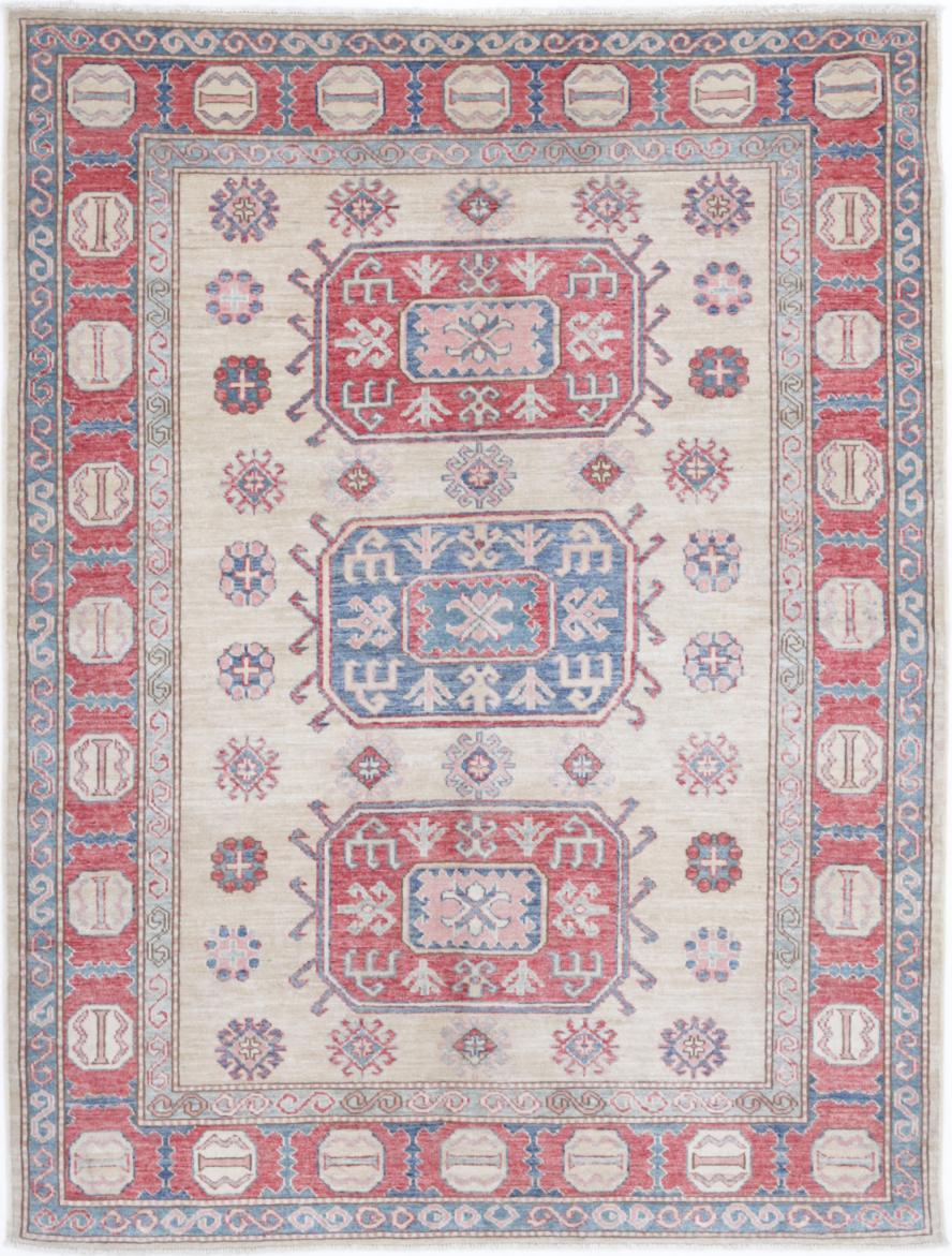 Kazak 4’ 8″ x 5’ 11” - No. AV76036 - ALRUG Rug Store