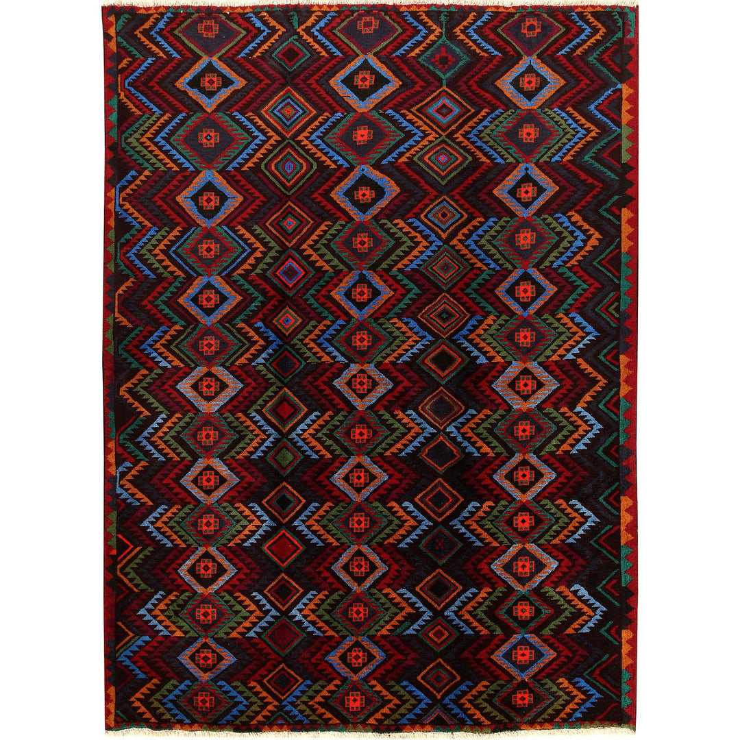 Kohistani Rug 6' 7 x 9' 2 (ft) - No. AL74972 - ALRUG Rug Store