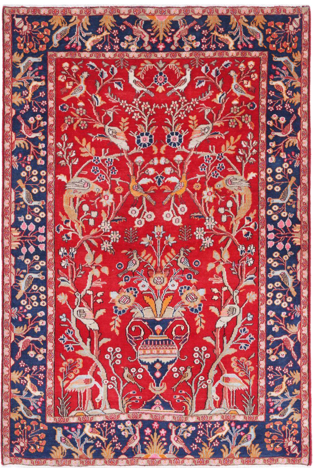 Sarouk 4’ 2″ x 6’ 3″ - No. AV17925 - ALRUG Rug Store