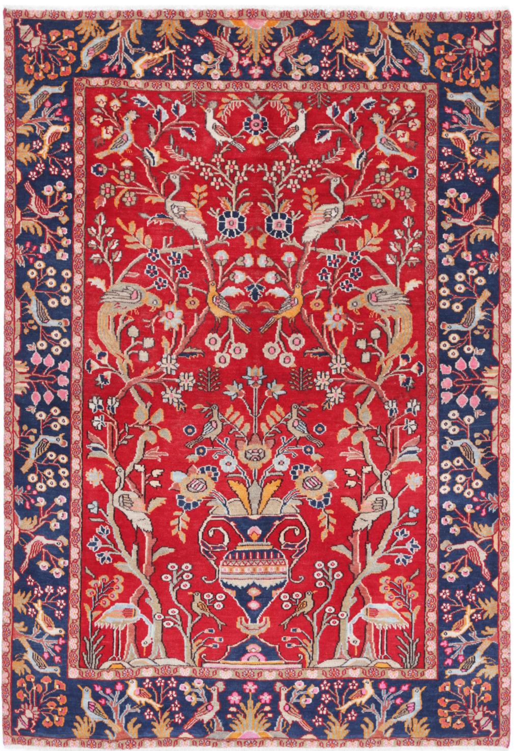 Sarouk 4’ 2″ x 6’ 2″ - No. AV14316 - ALRUG Rug Store