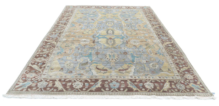 Oushak 8’ 1″ x 11’ 4″ - No. AV42366 - ALRUG Rug Store