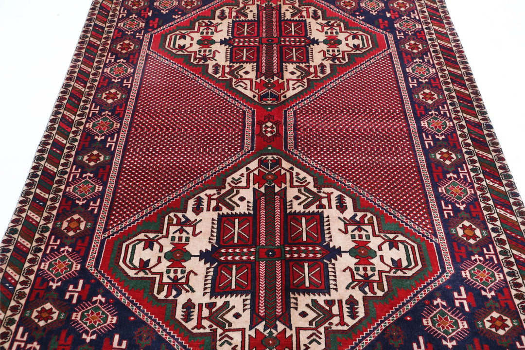 Hamadan 5’ 2″ x 6’ 10” - No. AV66525 - ALRUG Rug Store