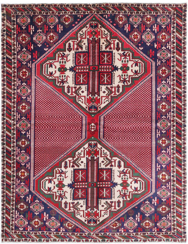 Hamadan 5’ 2″ x 6’ 10” - No. AV66525 - ALRUG Rug Store