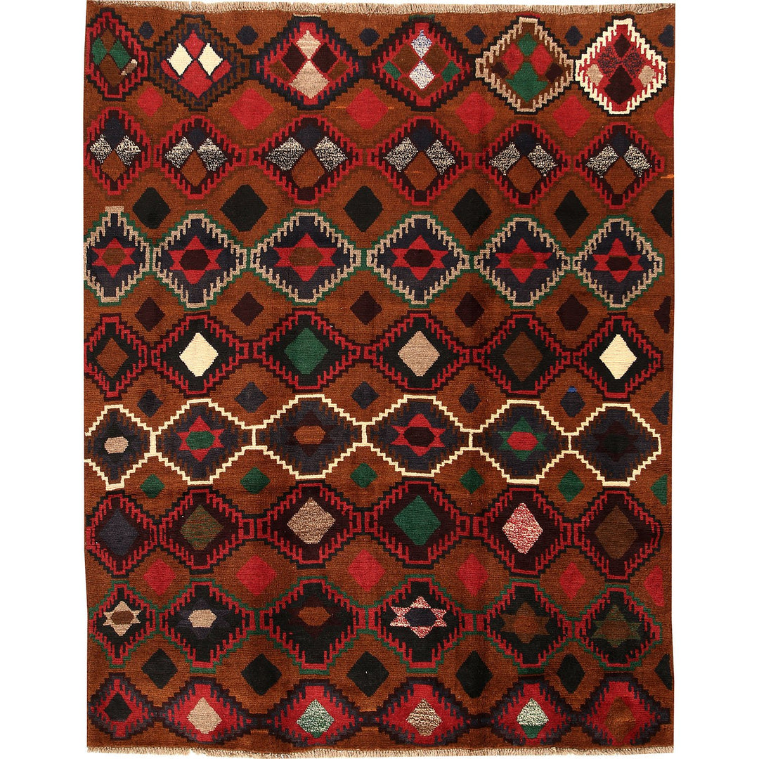 Kohistani Rug 6' 1 x 7' 8 (ft) - No. AL48963 - ALRUG Rug Store
