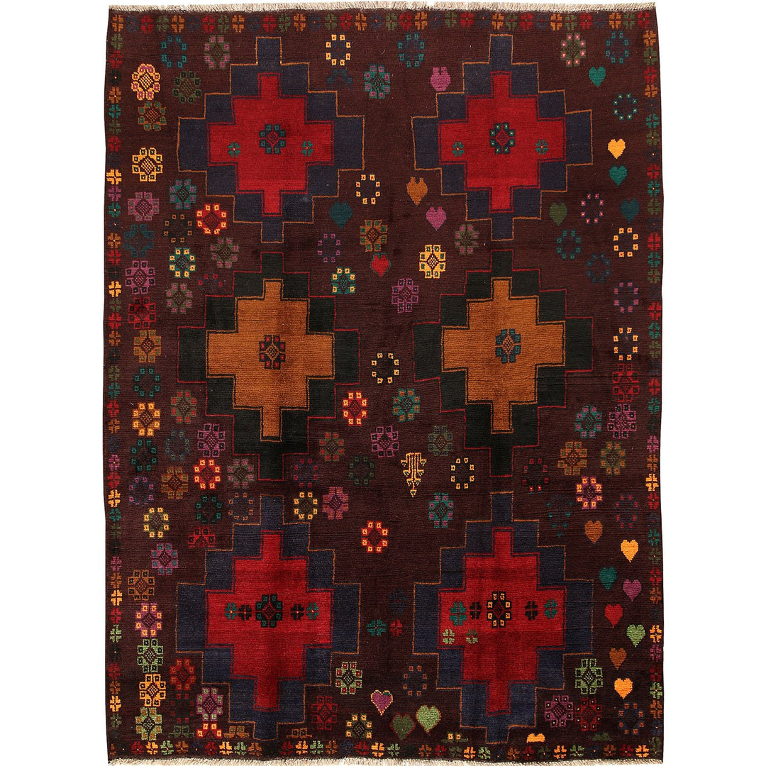 Kohistani Rug 6' 1 x 7' 8 (ft) - No. AL83880 - ALRUG Rug Store