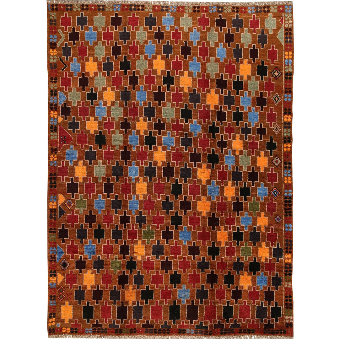 Kohistani Rug 5' 7 x 7' 7 (ft) - No. AL46910 - ALRUG Rug Store