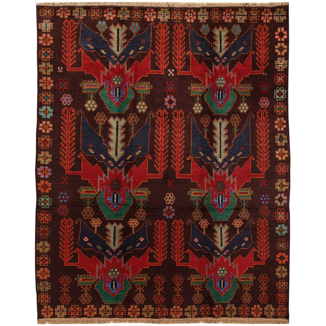 Kohistani Rug 6' 2 x 7' 9 (ft) - No. AL93779 - ALRUG Rug Store
