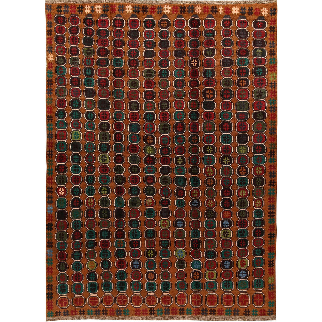 Kohistani Rug 5' 8 x 7' 4 (ft) - No. AL39414 - ALRUG Rug Store