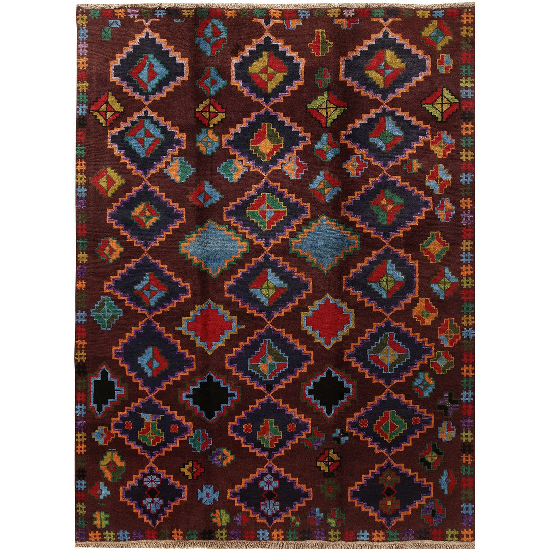 Kohistani Rug 5' 9 x 7' 7 (ft) - No. AL13544 - ALRUG Rug Store