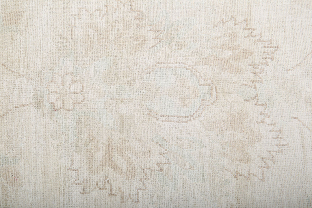 Ivory Afghan Serenity Rug 17'0" x 23'9" Hand-Knotted view 11