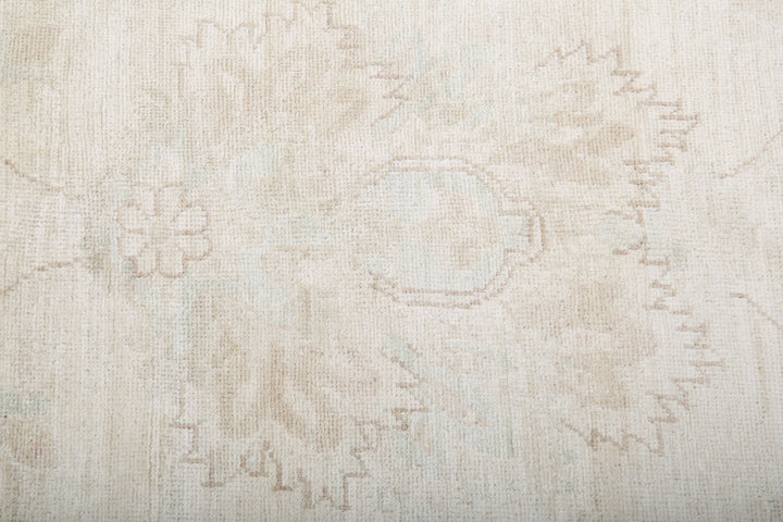 Ivory Afghan Serenity Rug 17'0" x 23'9" Hand-Knotted view 11