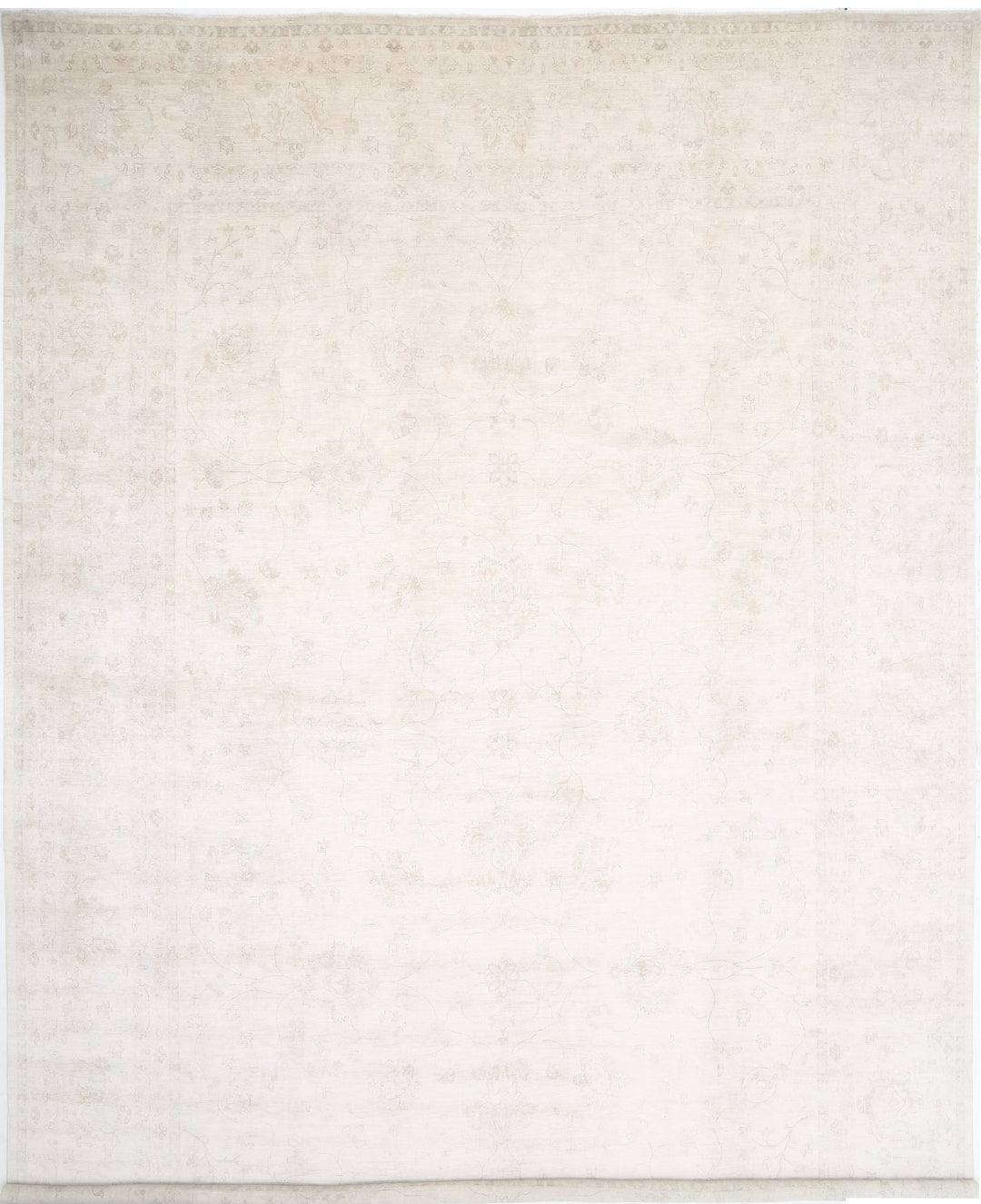Ivory Afghan Serenity Rug 17'0" x 23'9" Hand-Knotted
