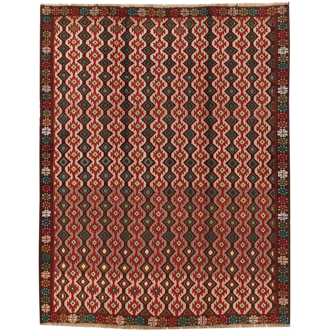 Kohistani Rug 6' x 7' 7 (ft) - No. AL98226 - ALRUG Rug Store