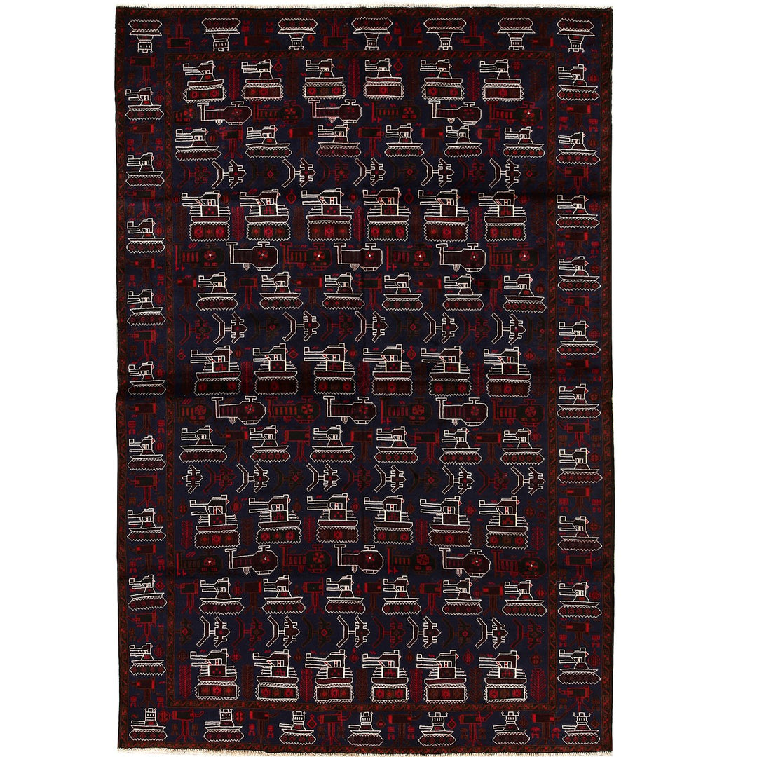 War Rug 6' 5 x 9' 8 (ft) - No. AL92894 - ALRUG Rug Store