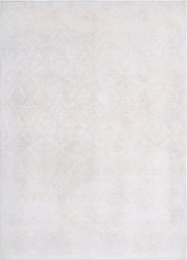 Brown Pakistani Oriental Rug 6' 0" x 8' 6" Hand-Knotted