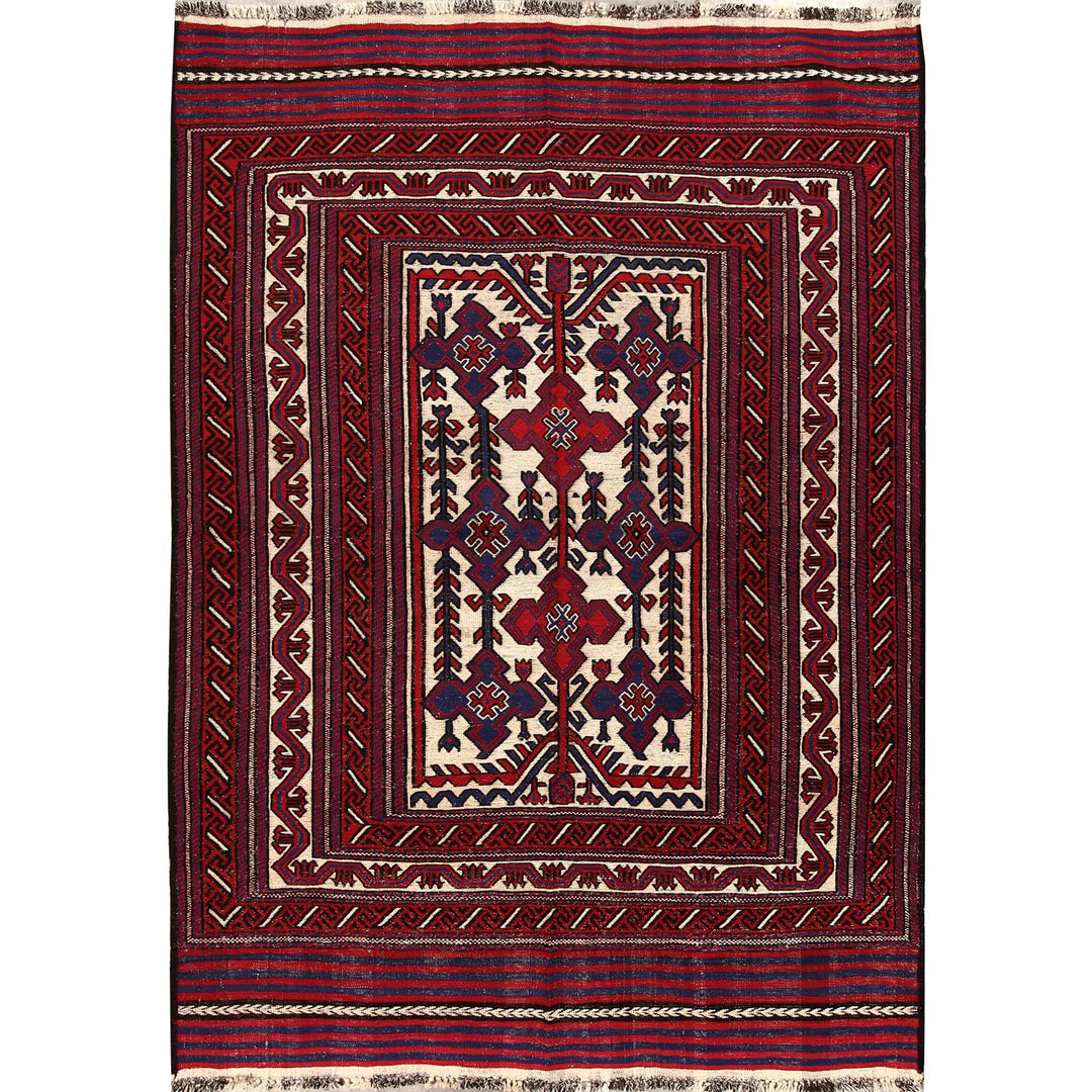 Saghari Kilim 6' 3 x 8' 9 (ft) - No. AL56092 - ALRUG Rug Store