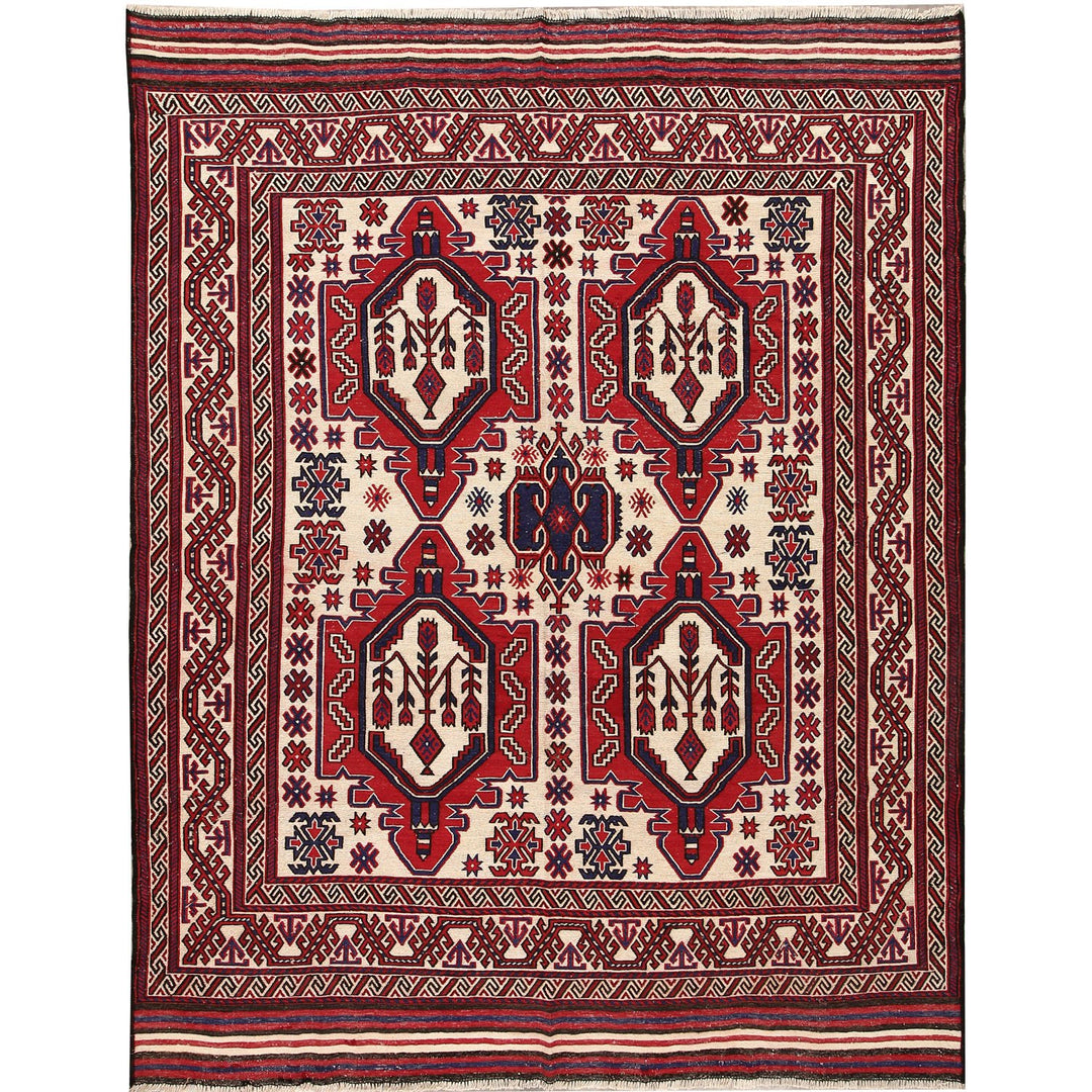 Saghari Kilim 7' x 9' (ft) - No. AL27770 - ALRUG Rug Store