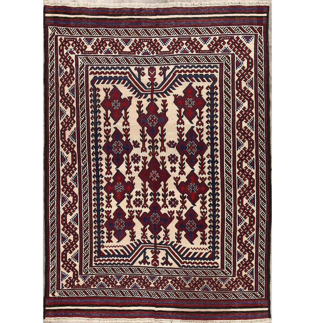Saghari Kilim 6' 6 x 9' 1 (ft) - No. AL36886 - ALRUG Rug Store