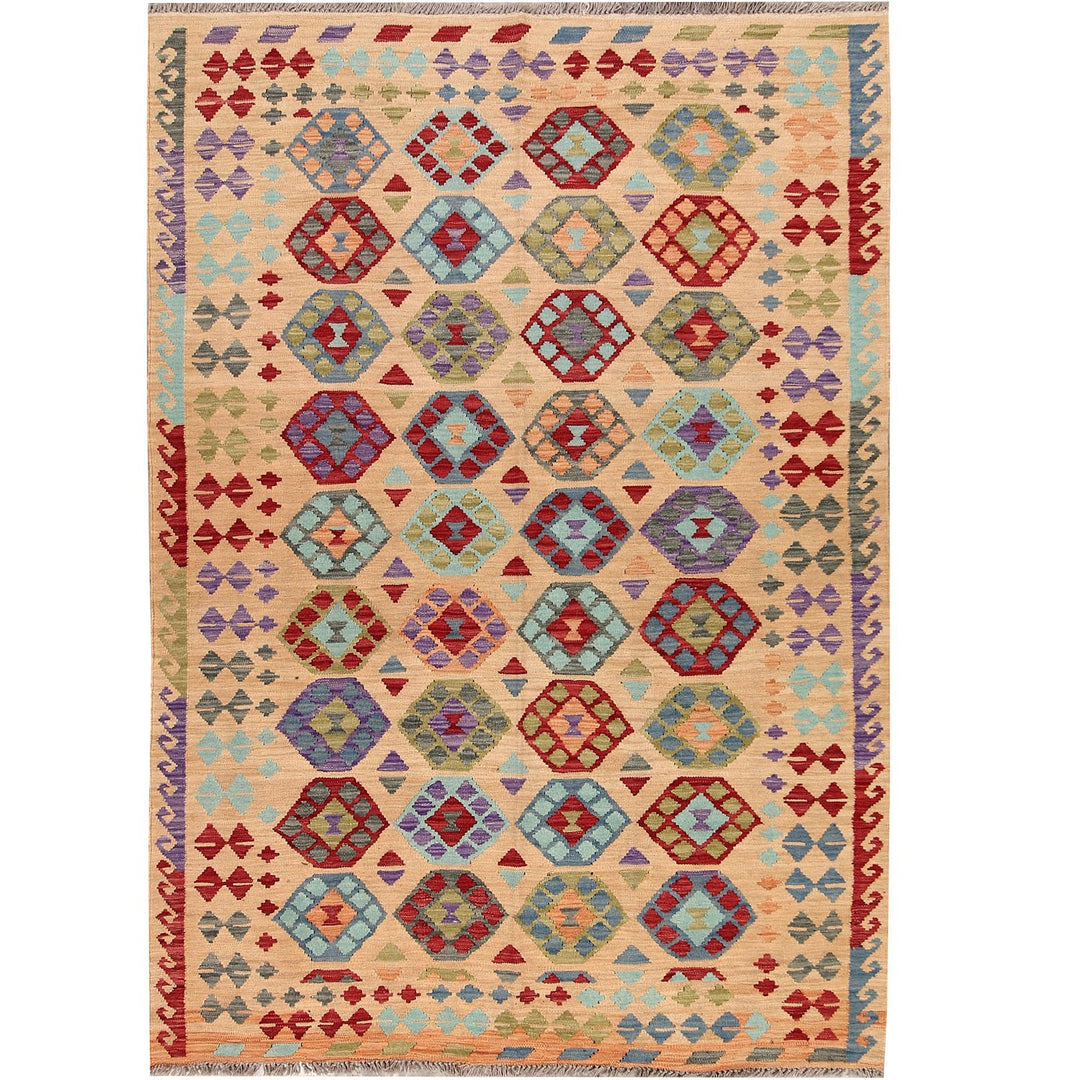 Vegetable Kilim 5' 6"  x 7' 9"  (ft) - No. AL30366 - ALRUG Rug Store