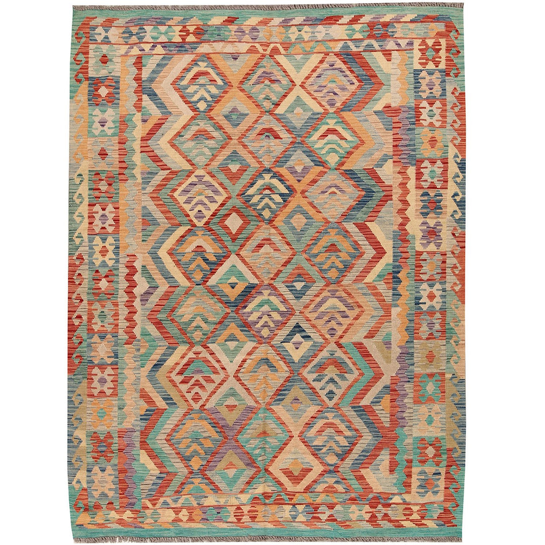 Vegetable Kilim 6' x 8' (ft) - No. AL48690 - ALRUG Rug Store