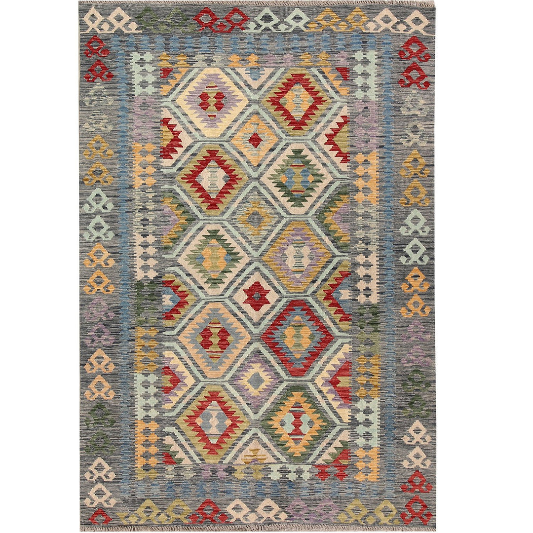 Vegetable Kilim 5' 5 x 7' 7 (ft) - No. AL34934 - ALRUG Rug Store