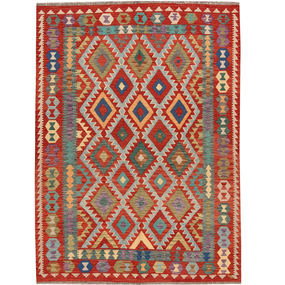 Vegetable Kilim 6' 1 x 7' 6 (ft) - No. AL88893 - ALRUG Rug Store