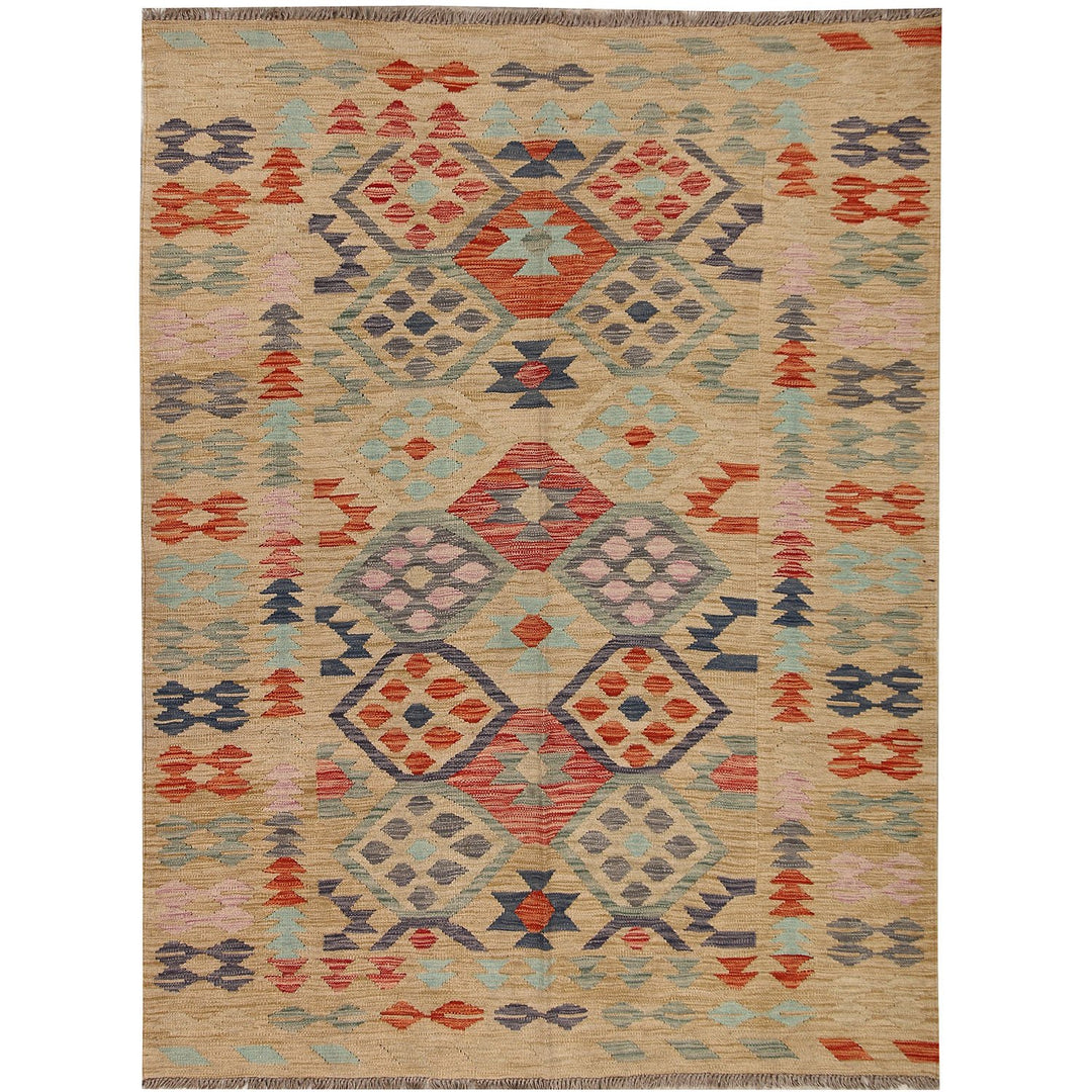 Vegetable Kilim 5' 1 x 6' 7 (ft) - No. AL29869 - ALRUG Rug Store