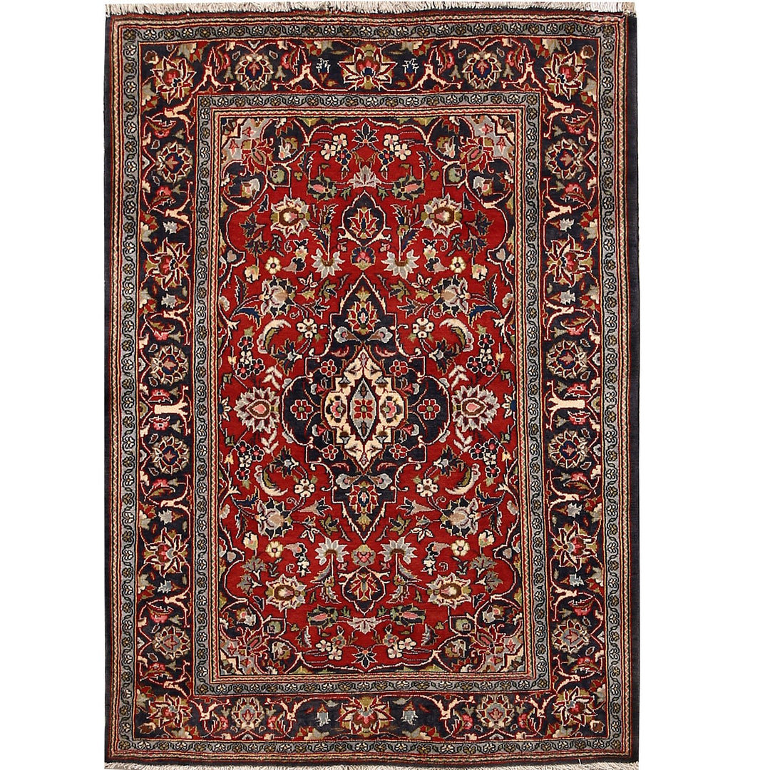 Kashan Rug 4' 2 x 5' 7 (ft) - No. AL44607 - ALRUG Rug Store