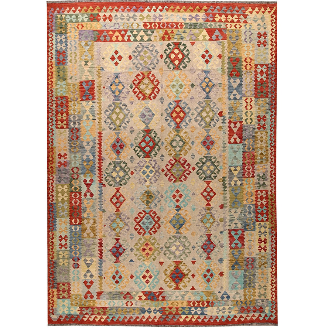 Vegetable Kilim 9' x 12' 1 (ft) - No. AL19288 - ALRUG Rug Store