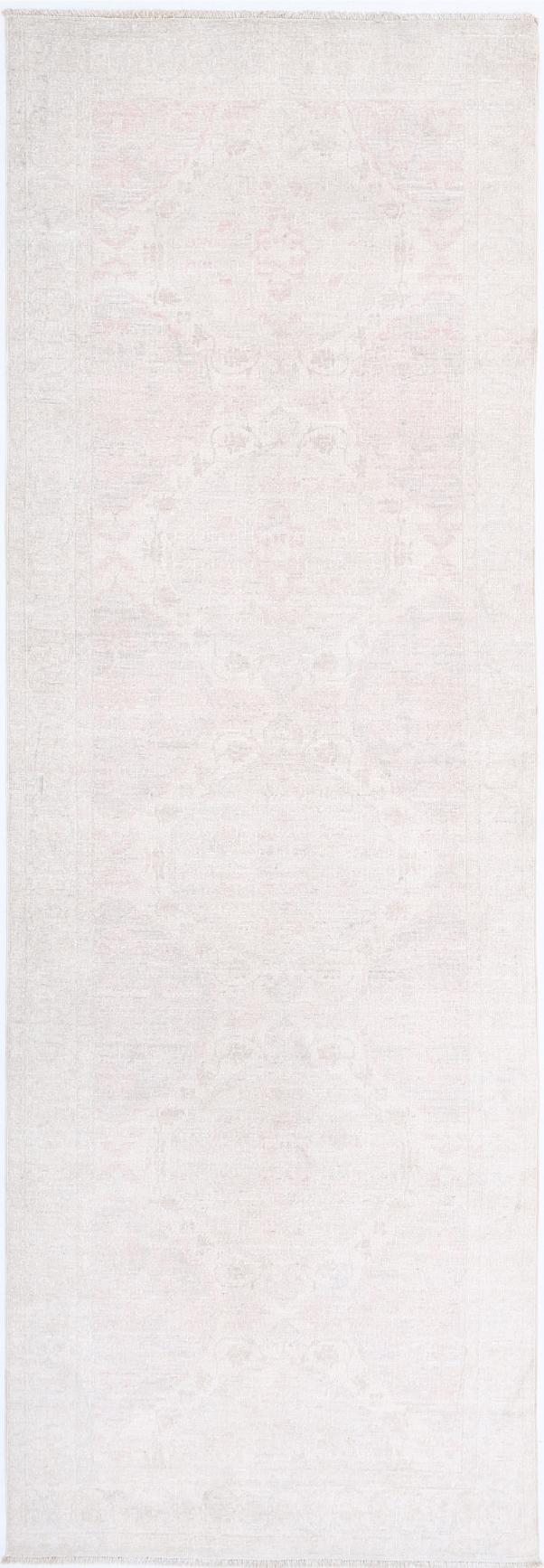 Rust Pakistani Tabriz Rug 2'11" x 9'2" Hand-Knotted
