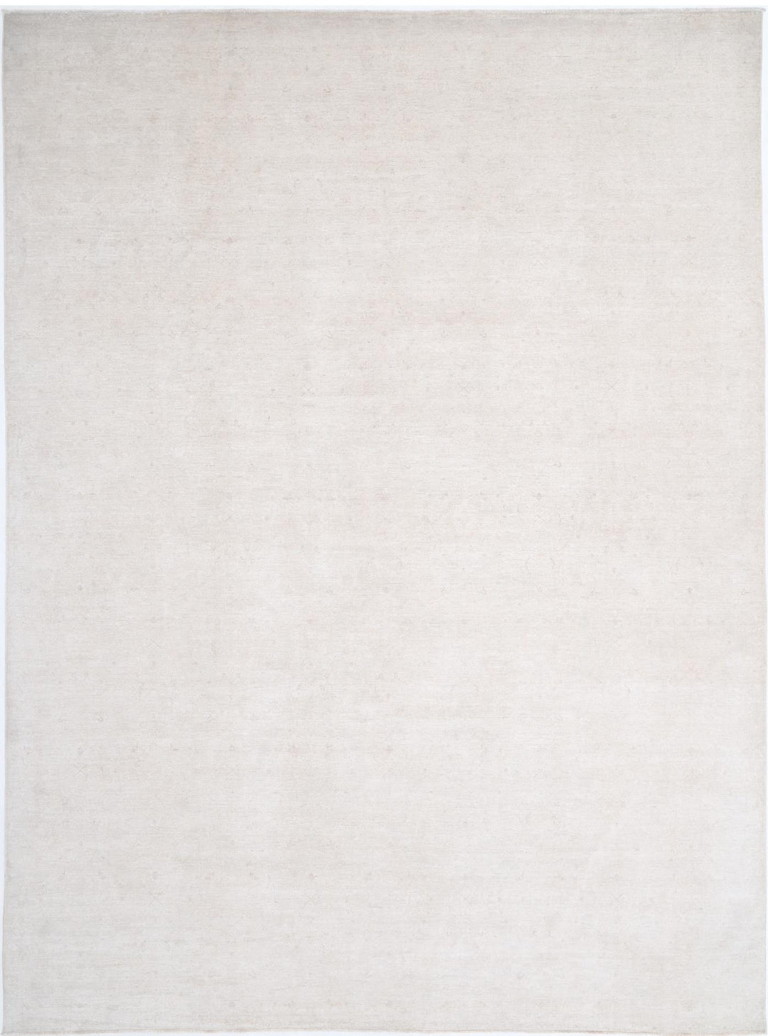 Ivory Pakistani Artemix Rug 12'0" x 16'2" Hand-Knotted