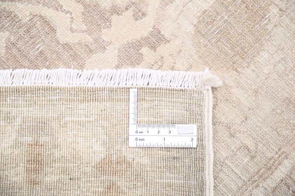 Gold Afghan Ariana Runner 4' 1" x 14' 3" Hand-Knotted view 21