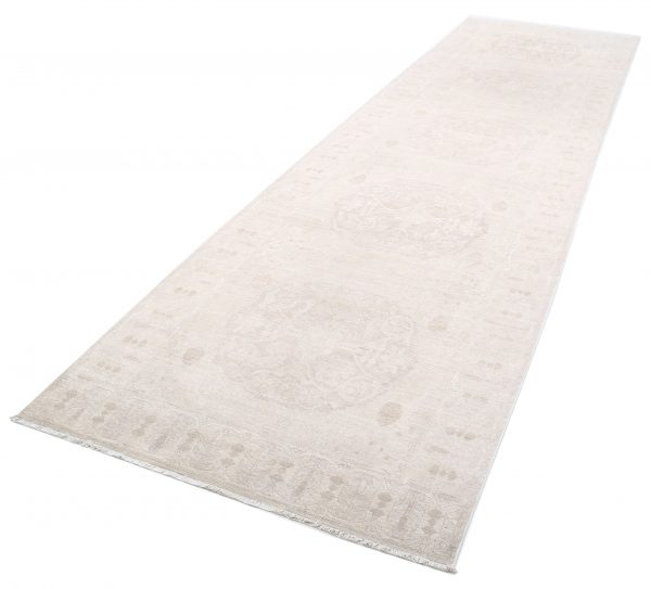 Gold Afghan Ariana Runner 4' 1" x 14' 3" Hand-Knotted view