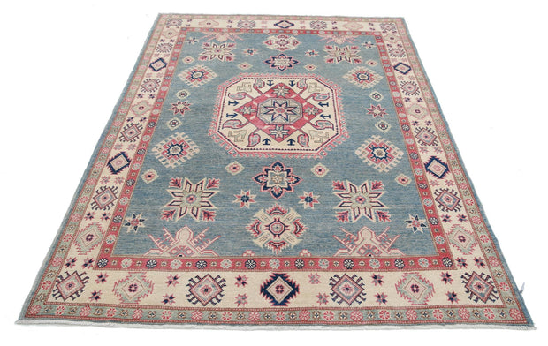 Kazak 5’ 1″ x 7’ 2″ - No. AV27711 - ALRUG Rug Store