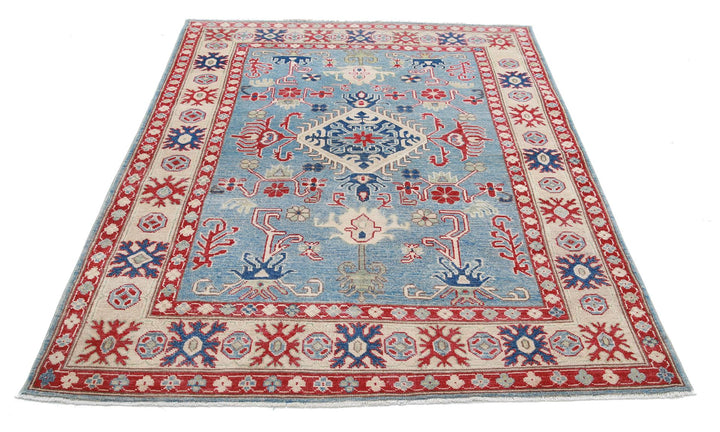 Kazak 4’ 10” x 6’ 7″ - No. AV56726 - ALRUG Rug Store