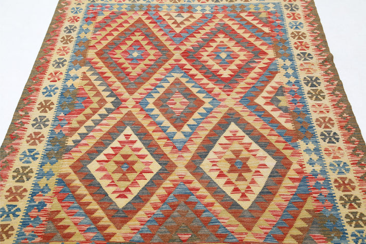 Kilim 5’ 2″ x 6’ 8″ - No. AV62370 - ALRUG Rug Store