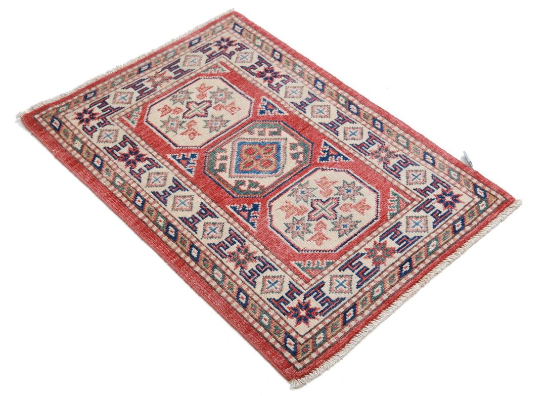 Kazak 2’ 0″ x 2’ 10” - No. AV91527 - ALRUG Rug Store