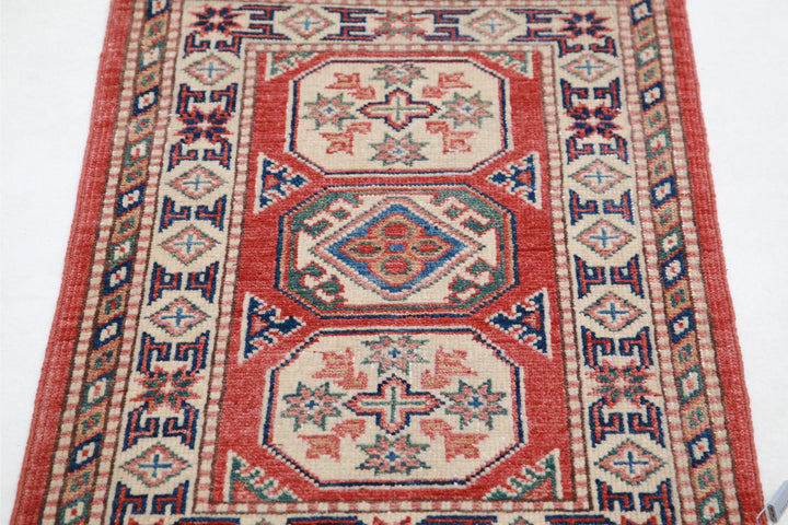 Kazak 2’ 0″ x 2’ 10” - No. AV91527 - ALRUG Rug Store